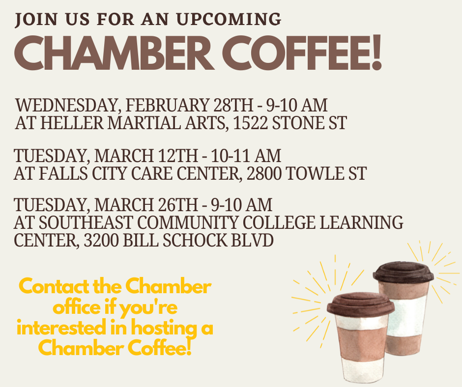 Chamber Coffee - Falls City Chamber & Main Street